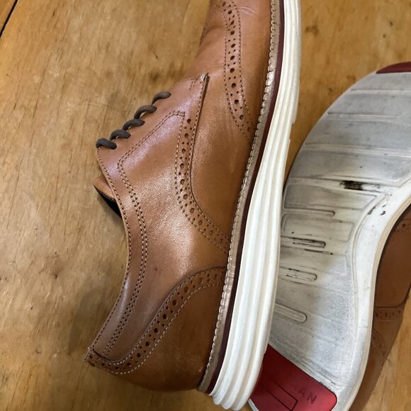 Men's Cole Haan ØriginalGrand Wingtip Oxfords Size 13 Comfortable Lace Ups - Picture 7 of 15